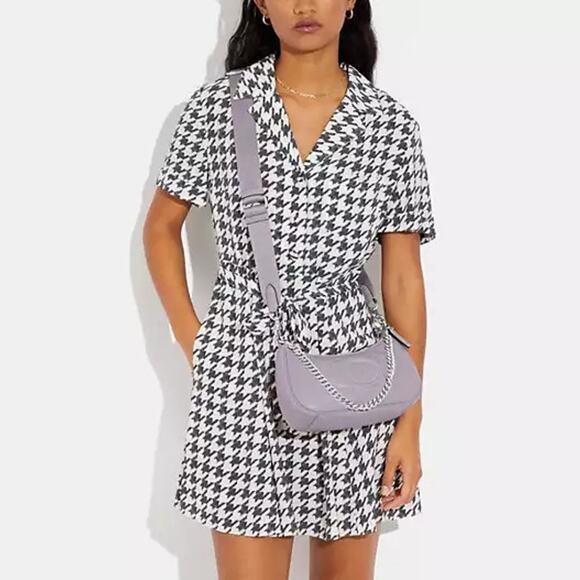 Coach CJ608 Teri Shoulder Bag Signature Quilting Mist - Picture 11 of 12